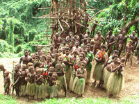 women at land diving ceremony