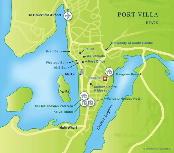 Map of port Vila