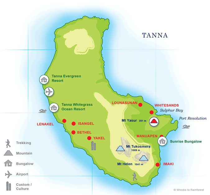 Map of Tanna